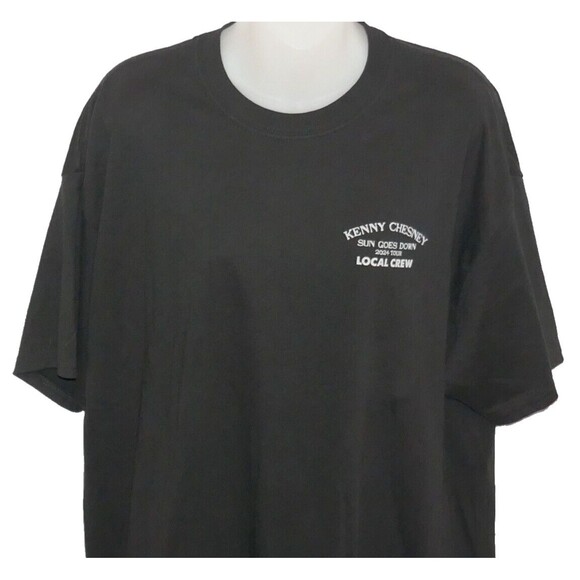 Kenny Chesney Sun Goes Down 2024 Tour Local Crew XL T-Shirt with Guitar Pick - Picture 3 of 12